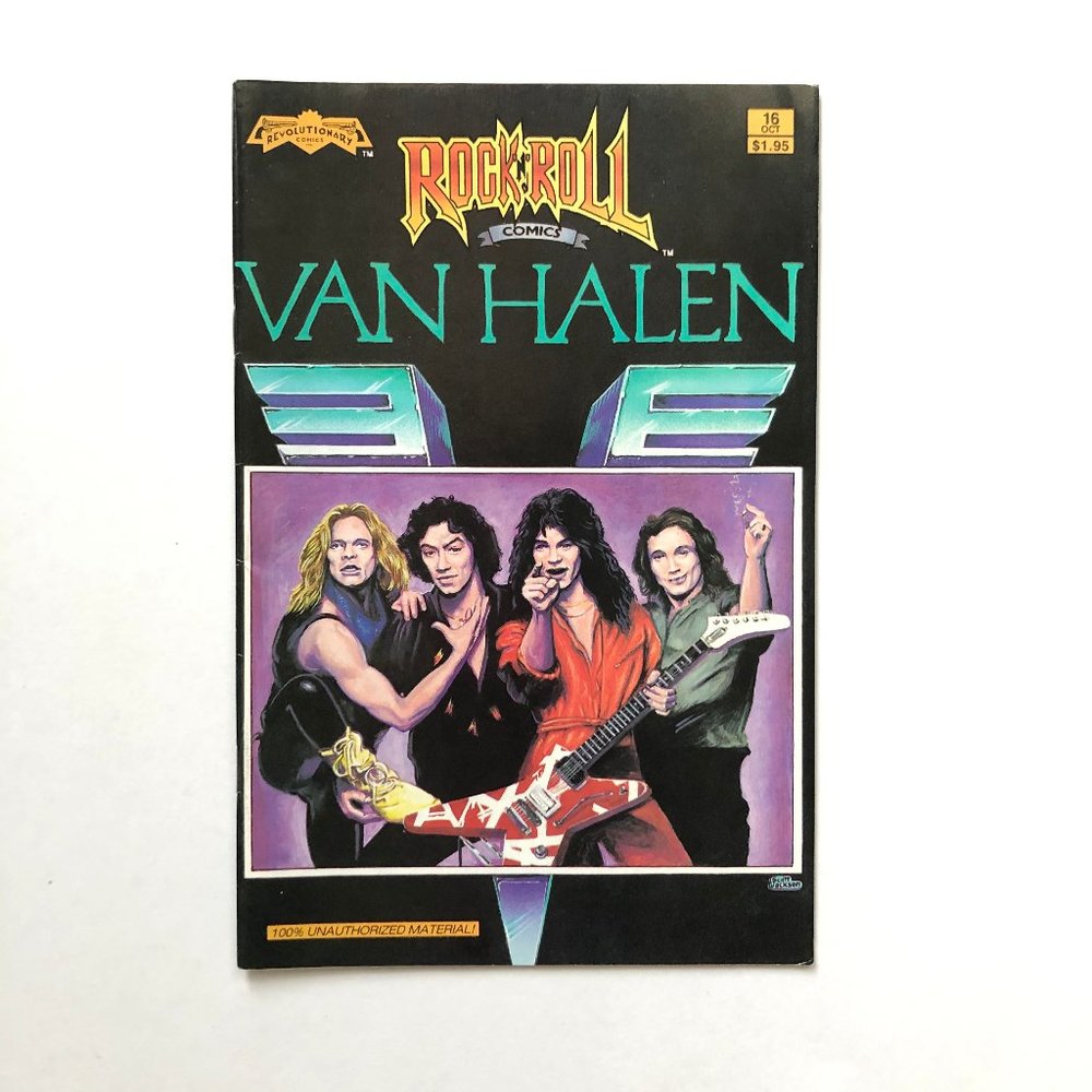 Van Halen Rock 'n' Roll Comic Book - Black Cover